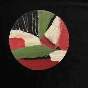 Colorful Hand Designed & Painted Plate